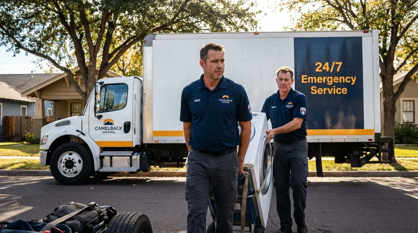 CamelBack Moving crew loading furniture in Eatonton, GA